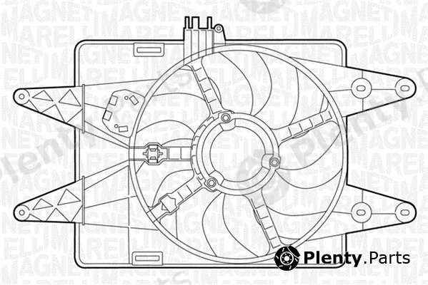 Magneti Marelli 069422025010 — Fan, engine cooling