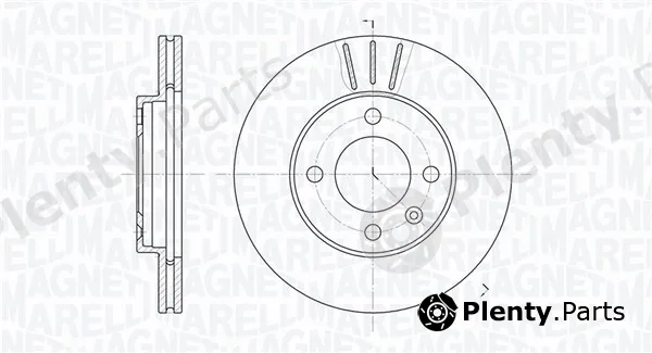 Magneti Marelli 361302040268 — Brake Disc