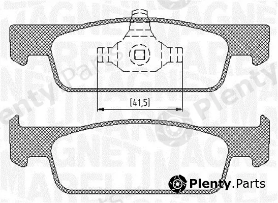 Magneti Marelli 363916060717 — Brake Pad Set, disc brake