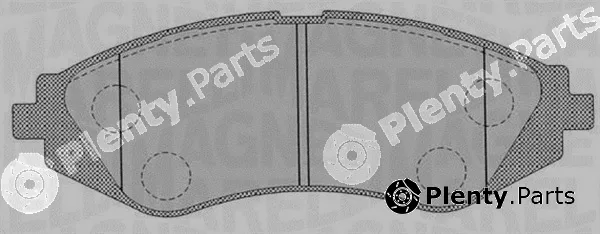 Magneti Marelli 363916060510 — Brake Pad Set, disc brake