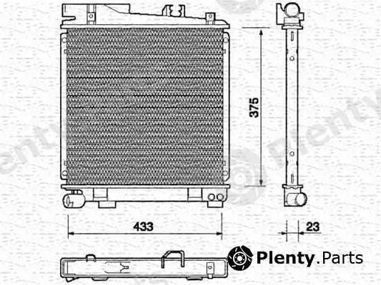 Magneti Marelli 350213699000 — Radiator, engine cooling