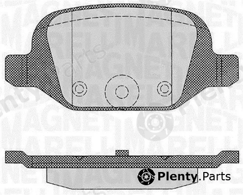 Magneti Marelli 363916060216 — Brake Pad Set, disc brake