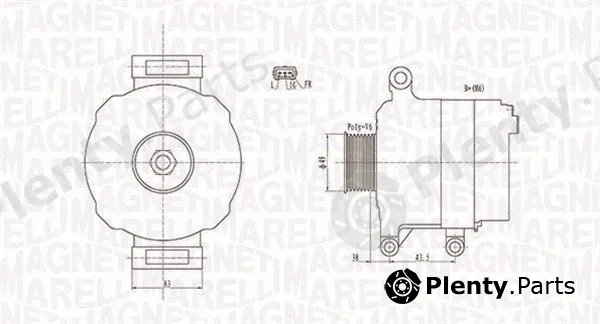 Magneti Marelli 063731676010 — Alternator