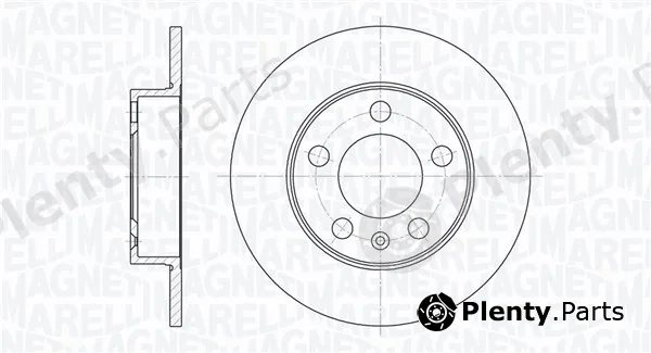 Magneti Marelli 361302040151 — Brake Disc