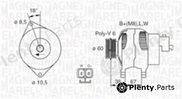 Magneti Marelli 063730005010 — Alternator