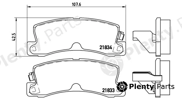 Magneti Marelli 363700483015 — Brake Pad Set, disc brake