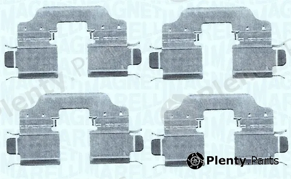 Magneti Marelli 363915110080 — Accessory Kit, disc brake pad