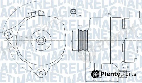 Magneti Marelli 063731499010 — Alternator