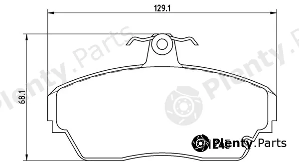 Magneti Marelli 363700482001 — Brake Pad Set, disc brake