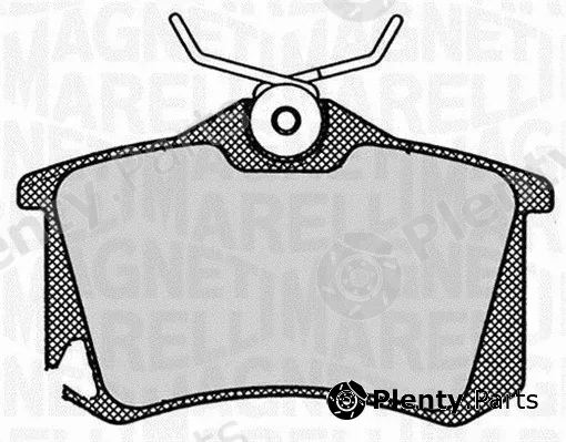 Magneti Marelli 363916060444 — Brake Pad Set, disc brake