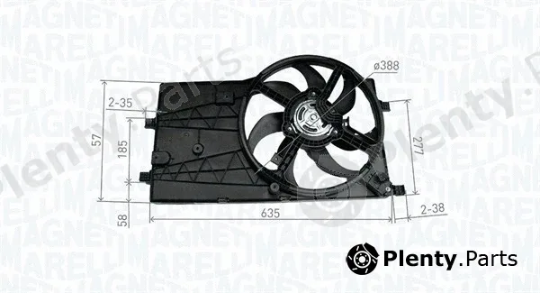 Magneti Marelli 069422759010 — Fan, engine cooling