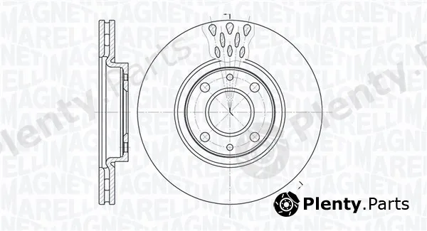 Magneti Marelli 361302040238 — Brake Disc