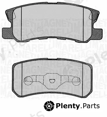 Magneti Marelli 363916060340 — Brake Pad Set, disc brake