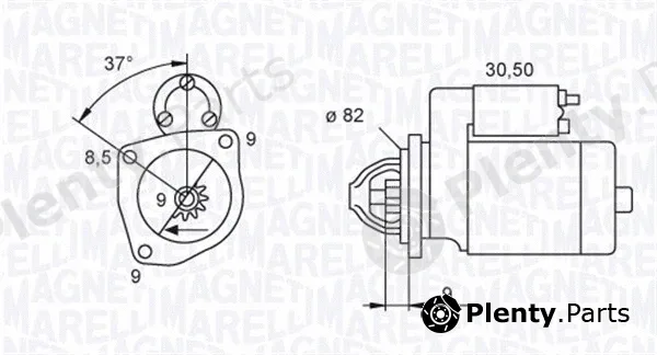 Magneti Marelli 063721045010 — Starter