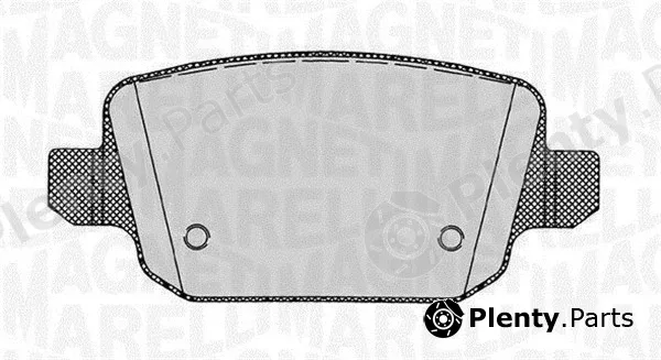 Magneti Marelli 363916060257 — Brake Pad Set, disc brake