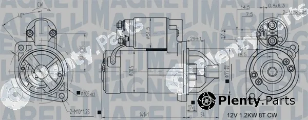 Magneti Marelli 063721433010 — Starter