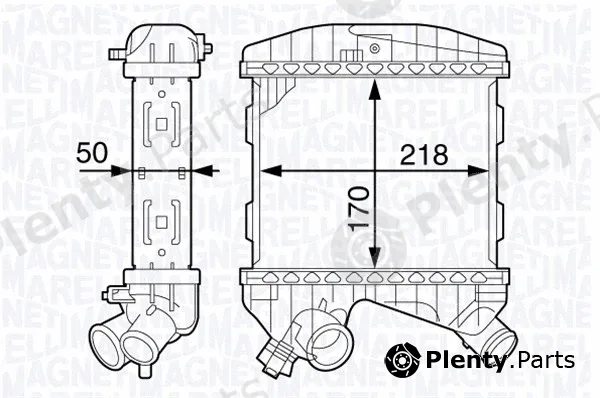 Magneti Marelli 351319201940 — Charge Air Cooler
