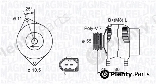 Magneti Marelli 063730036010 — Alternator
