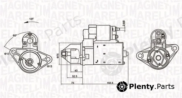 Magneti Marelli 063721253010 — Starter