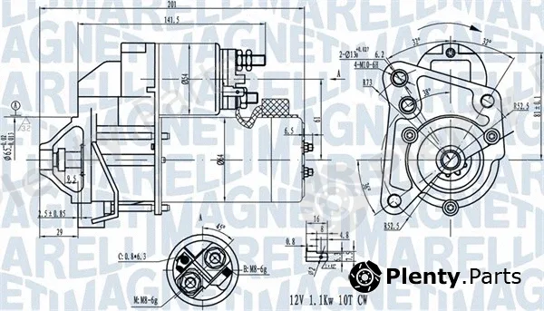 Magneti Marelli 063720681010 — Starter