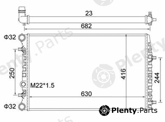 Magneti Marelli 359000390850 — Radiator, engine cooling