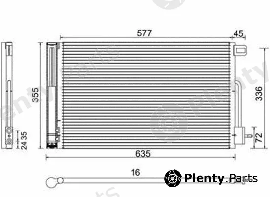 Magneti Marelli 359003220010 — Condenser, air conditioning