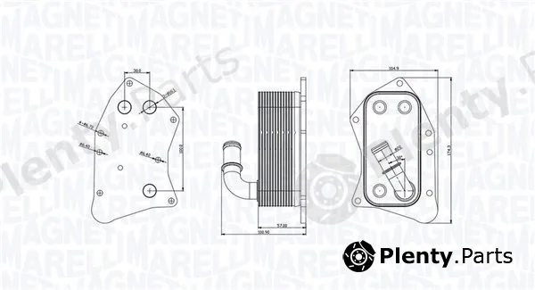 Magneti Marelli 350300002300 — Oil Cooler, engine oil