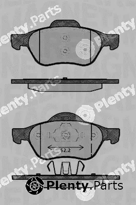 Magneti Marelli 363916060384 — Brake Pad Set, disc brake