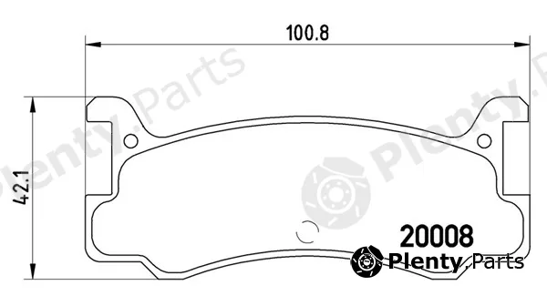 Magneti Marelli 363700449005 — Brake Pad Set, disc brake