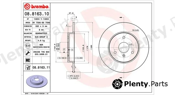 Magneti Marelli 360406033800 — Brake Disc