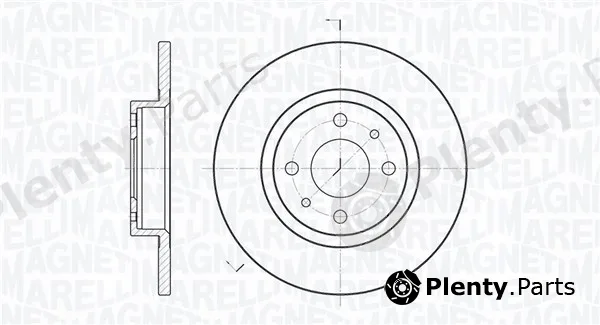 Magneti Marelli 361302040167 — Brake Disc