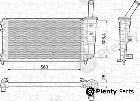 Magneti Marelli 350213197000 — Radiator, engine cooling