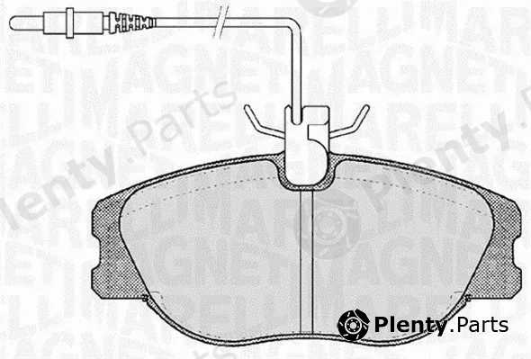 Magneti Marelli 363916060787 — Brake Pad Set, disc brake