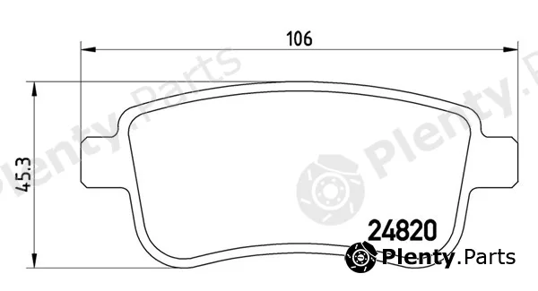 Magneti Marelli 363700468054 — Brake Pad Set, disc brake