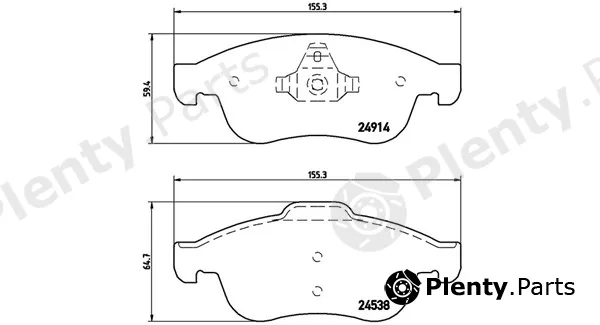 Magneti Marelli 363700568050 — Brake Pad Set, disc brake