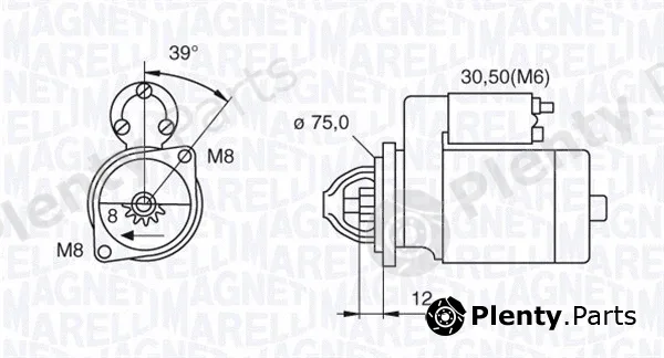 Magneti Marelli 063522607010 — Starter