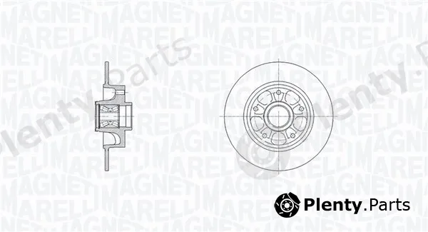 Magneti Marelli 361302040819 — Brake Disc