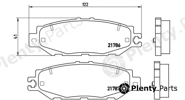 Magneti Marelli 363700483036 — Brake Pad Set, disc brake