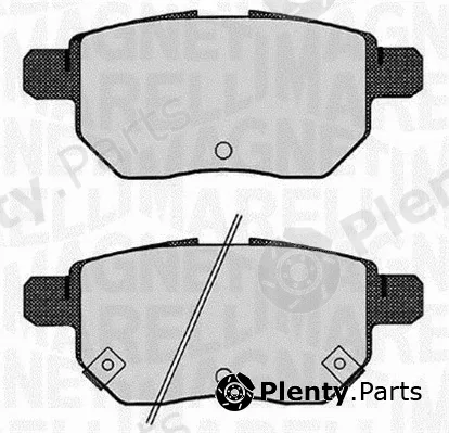 Magneti Marelli 363916060630 — Brake Pad Set, disc brake