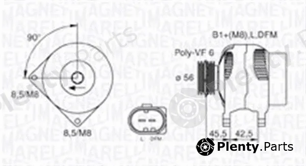 Magneti Marelli 063730001010 — Alternator