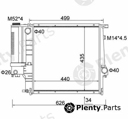 Magneti Marelli 359000300660 — Radiator, engine cooling