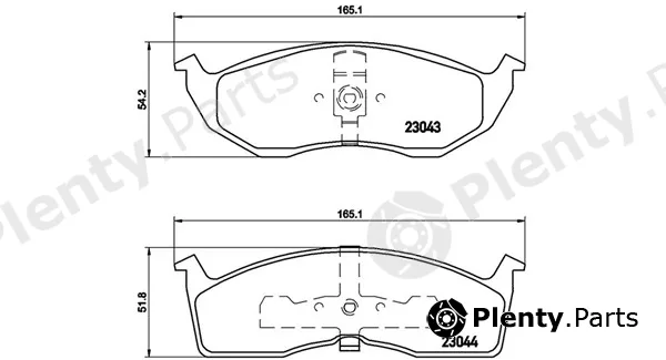 Magneti Marelli 363700411008 — Brake Pad Set, disc brake