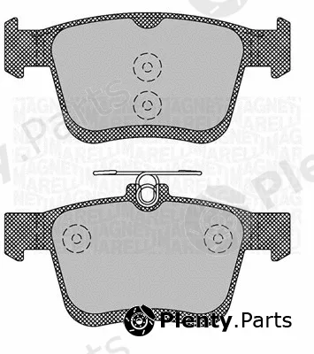 Magneti Marelli 363916060714 — Brake Pad Set, disc brake