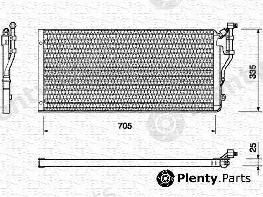 Magneti Marelli 350203109000 — Condenser, air conditioning