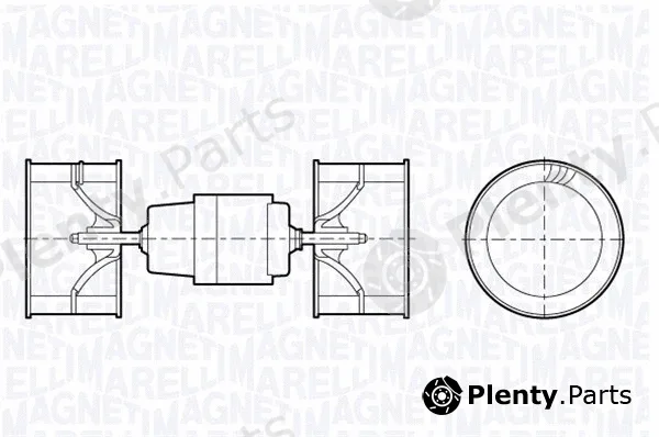 Magneti Marelli 069412670010 — Interior Blower