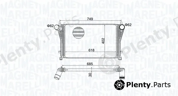 Magneti Marelli 351319205370 — Charge Air Cooler