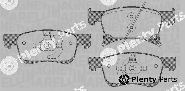 Magneti Marelli 363916060814 — Brake Pad Set, disc brake