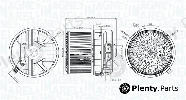 Magneti Marelli 069412272010 — Interior Blower
