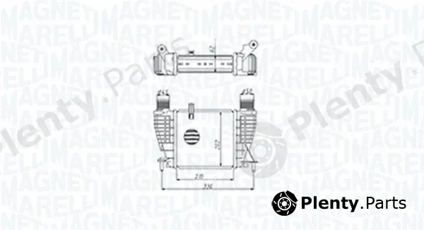 Magneti Marelli 351319205320 — Charge Air Cooler