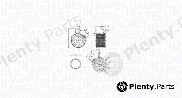Magneti Marelli 350300002900 — Oil Cooler, engine oil